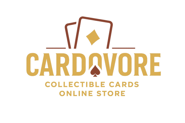 logo CARDOVORE which is for a collectible cards online store